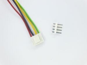 4 Pin Konnektör Seti JST-HY 3.96mm  20cm