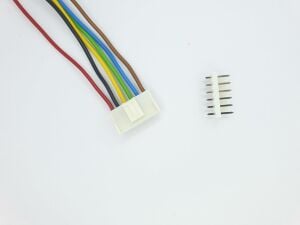 6 Pin Konnektör Seti JST-HY 3,96mm  20cm