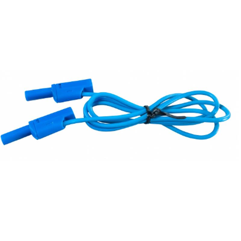 Test Kablosu Korumalı Tip Prop Uçlu 1 metre Mavi