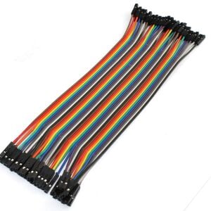 Jumper Kablo (Dişi - Dişi) 20cm 40 adet