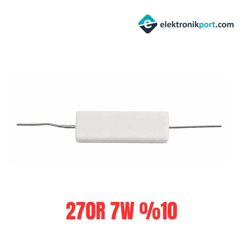 270R 7W %10 Tolerans Taş Direnç