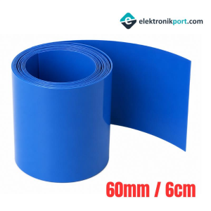 Batarya Shrink 6cm Isı ile Daralan PVC 1metre Makaron 18650 Li-ion