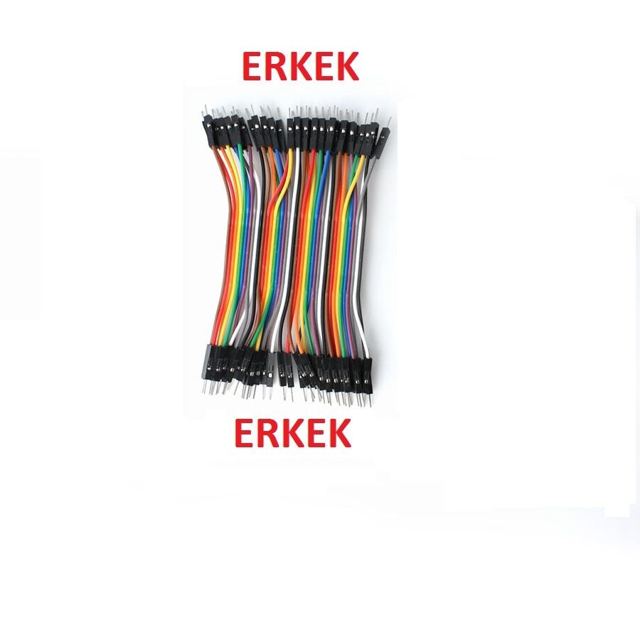 Jumper Kablo (Erkek - Erkek)10 cm 40 Adet