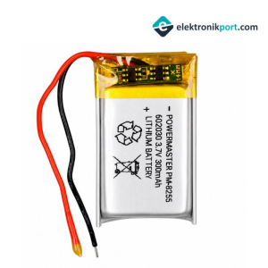 3,7V 300mAh Lityum Polimer Pil