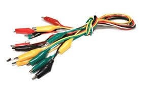 Krokodil Test Kablosu 45-50cm - 10 Adet (Timsah Ağız)