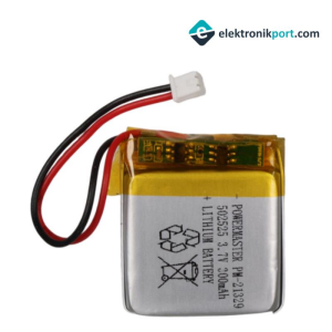 POWERMASTER 502530 3,7V 300mAh Lityum Polimer Pil