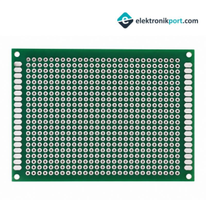 Çift Yüzlü Delikli Plaket 6x8cm Pertinaks
