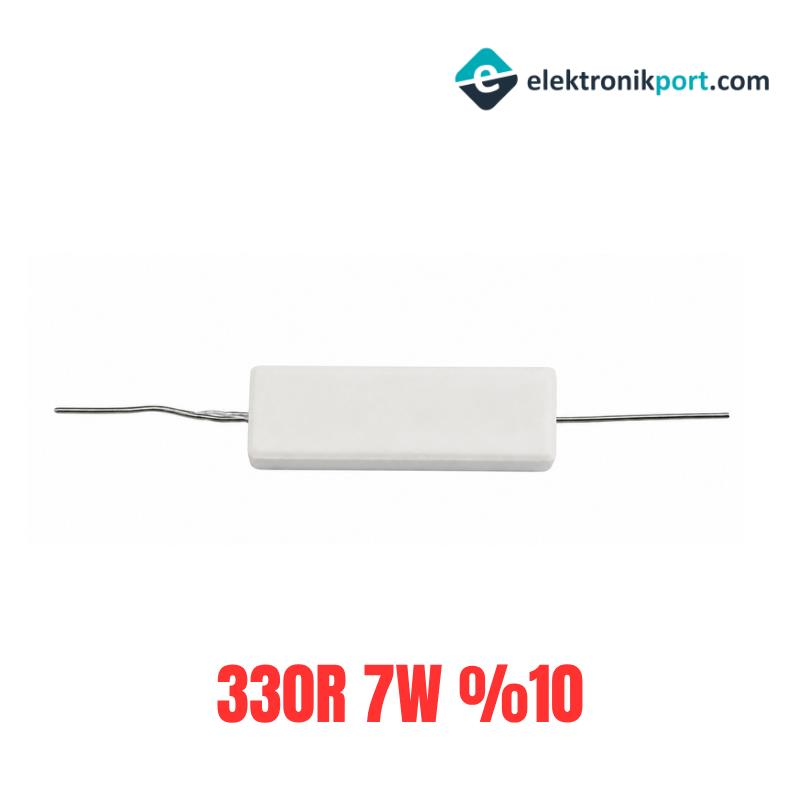 330R 7W %10 Tolerans Taş Direnç
