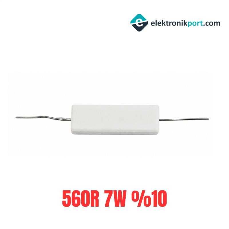 560R 7W %10 Tolerans Taş Direnç