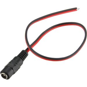 DC Dişi Power Güç Konnektörü Kablolu 20cm