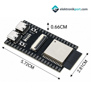 ESP32-S3 N16R8 OV2640 WiFi - Bluetooth Kamera Board