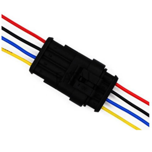 Kablolu 4-Pin Su Geçirmez Konnektör Takımı