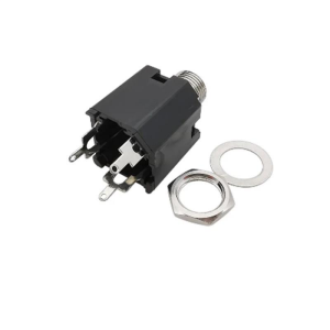 6,35mm Elektro Gitar Ses Soketi Dişi 3 Pin  (PJ-612A)