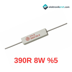 390R 8W %5 Tolerans Taş Direnç