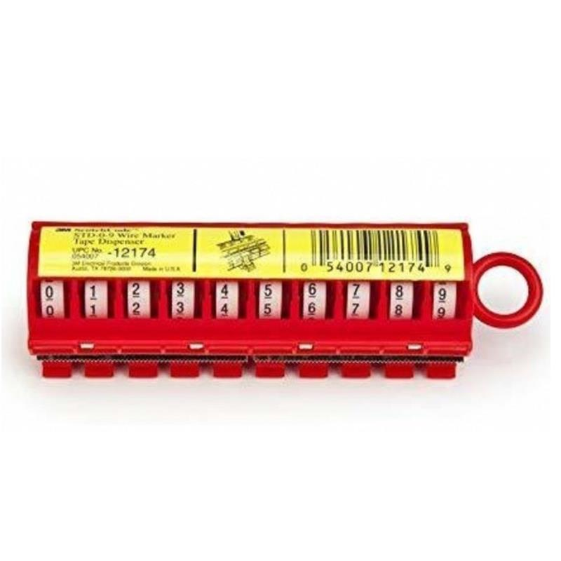 3M Kablo Kodlama Seti 12174 Std 0-9 Sdr