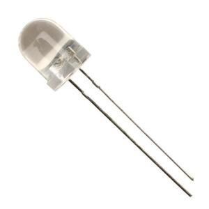 Led 8mm Beyaz Şeffaf Mantar 10 Adet