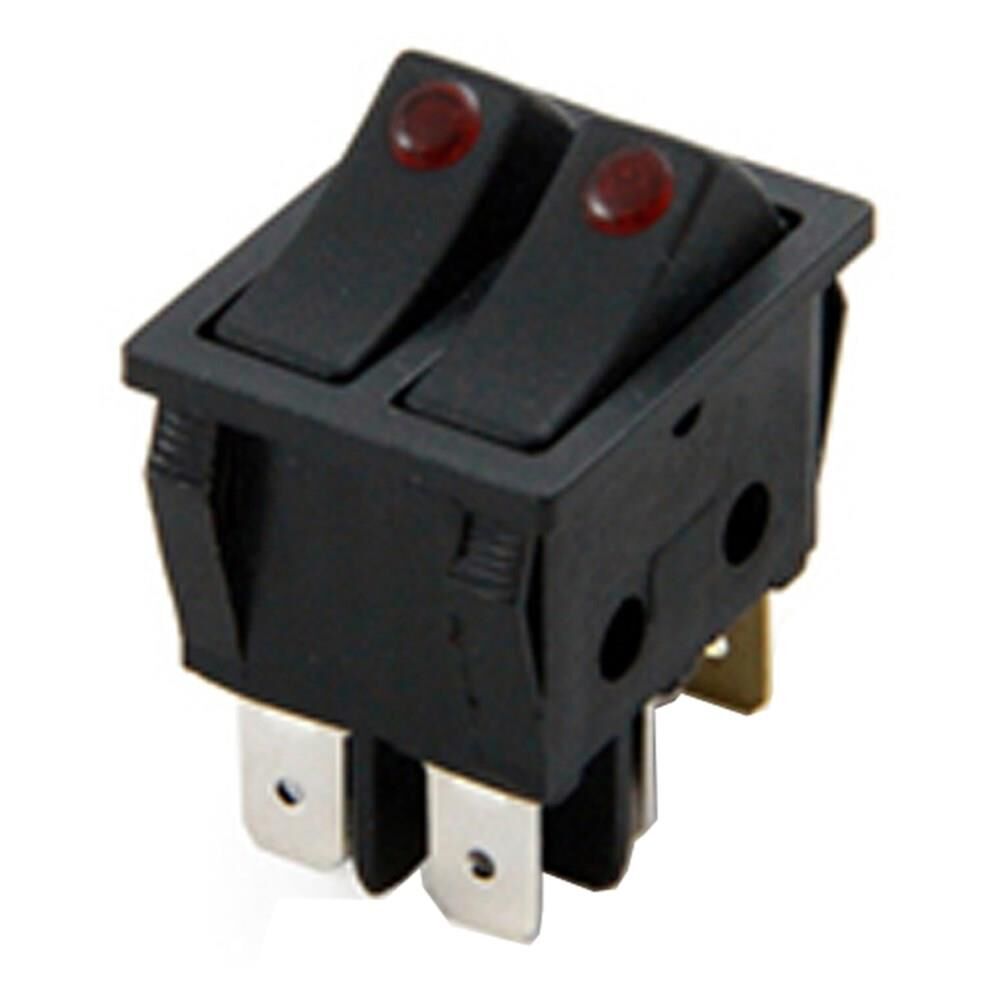 IC-102  İkili Nokta Işıklı Anahtar On-Off 6P
