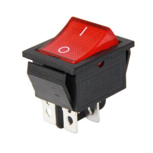 IC-104 Geniş Işıklı Kırmızı Anahtar On-Off 4P 30Amper