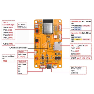 ESP32 Arduino LVGL WIFI & Bluetooth 2.8'' Kapasitif Ekran