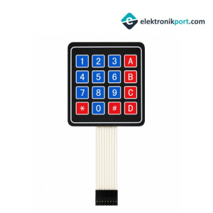 Keypad Membran Tuş Takımı 4X4 Arduino
