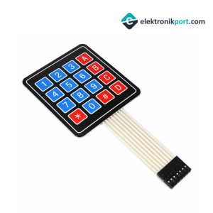 Keypad Membran Tuş Takımı 4X4 Arduino