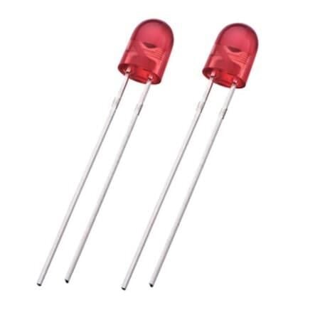 Led 3mm Kırmızı Oval Difused 100 Adet