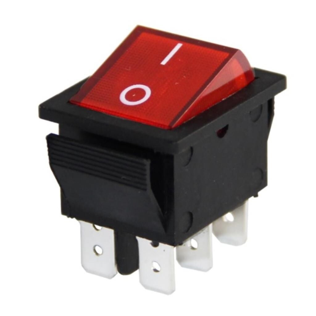 IC-104A  Geniş Işıklı Anahtar On-Off 6P