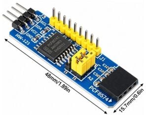 PCF8574 Arduino IO Genişletme I2C Giriş Çıkış Çoklayıcı Modül