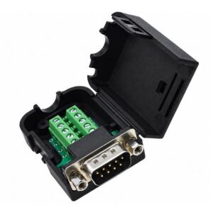 D-Sub DB9 9 Pin Erkek Terminal Block Adaptörü