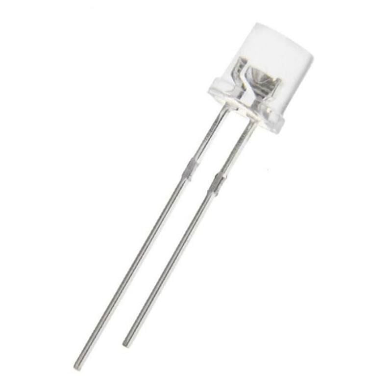 Led 5mm Yeşil Şeffaf Kesikbaş 10 adet