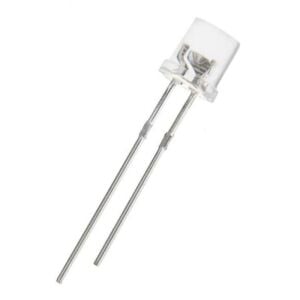 Led 5mm Yeşil Şeffaf Kesikbaş 10 adet