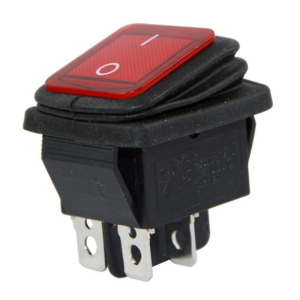 IC-104W  Geniş Işıklı Anahtar On-Off 4P Körüklü