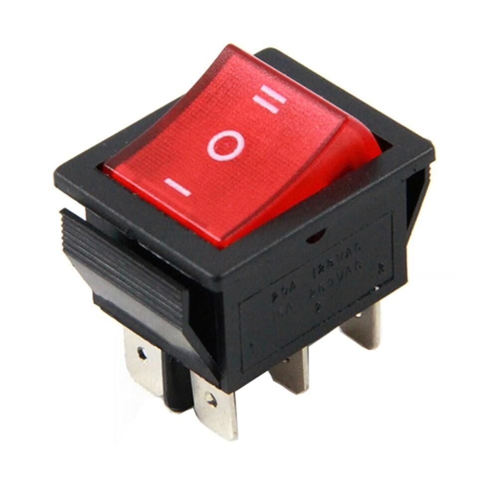 IC-105  Geniş Işıklı Anahtar On-Off-On 6P