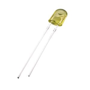 Led 5mm Sarı Oval Sıcak Difused 100 Adet
