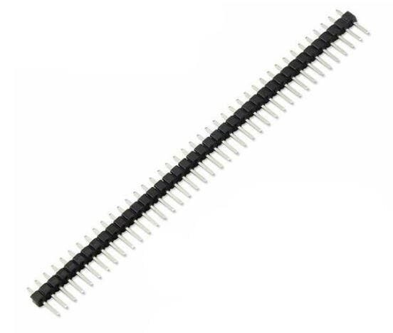 Header Erkek 1x40 tek sıra 180 derece 2,54mm Male