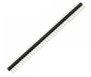 Header Erkek 1x40 tek sıra 180 derece 2,54mm Male