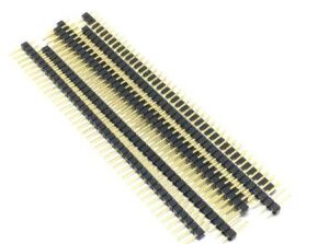 Header Erkek 1x40 tek sıra 180 derece 2,54mm Male