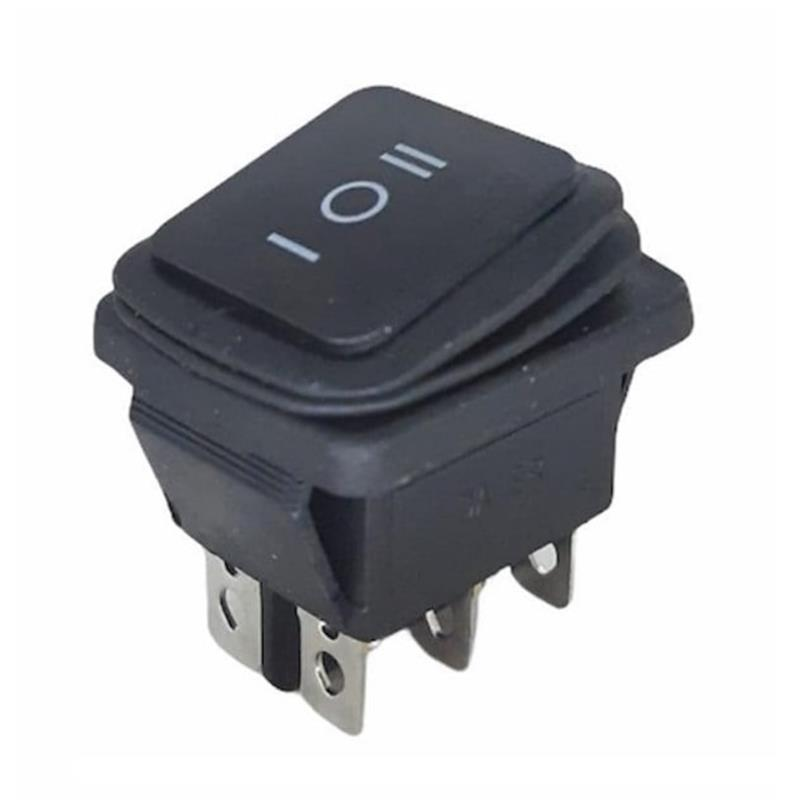 IC-108W Geniş Işıksız Anahtar On-Off-On 6P Körüklü