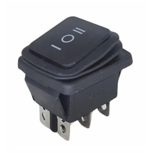 IC-108W Geniş Işıksız Anahtar On-Off-On 6P Körüklü