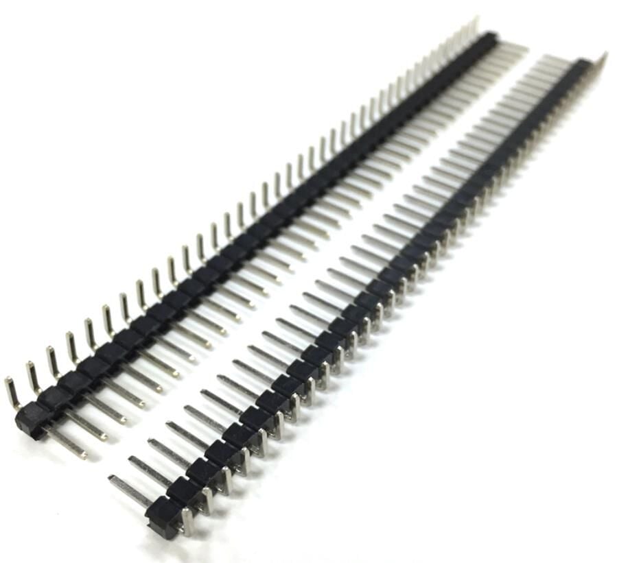 Header Erkek 1x40 tek sıra 90 derece 2,54mm Male