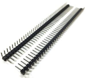 Header Erkek 1x40 tek sıra 90 derece 2,54mm Male