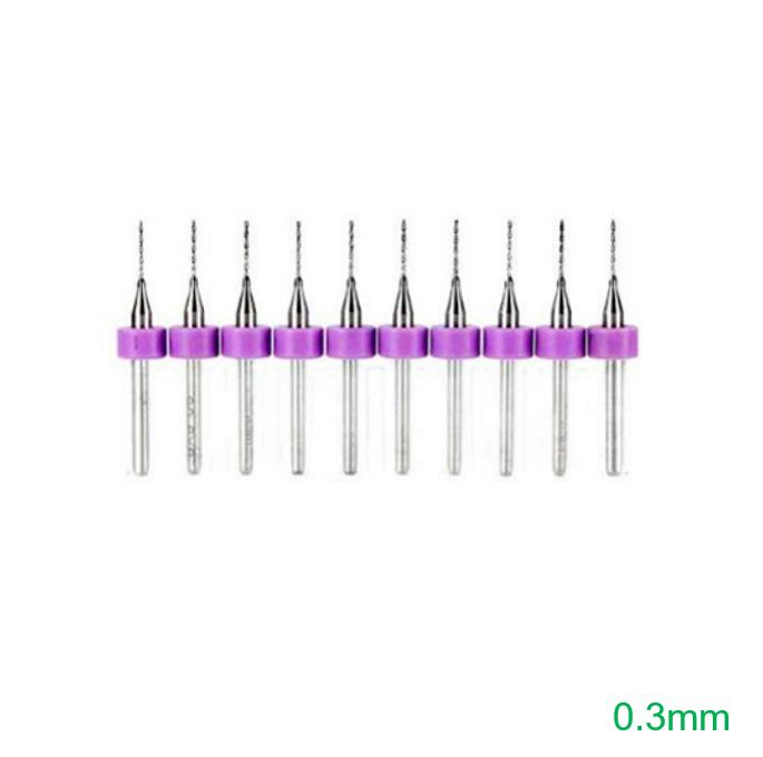 Pcb Mikro Mini Karbür Matkap Ucu 0,3Mm 10 Adet