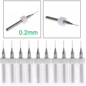 Pcb Mikro Mini Karbür Matkap Ucu 0,2Mm 10 Adet