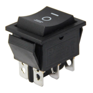 IC-110  Geniş Işıksız Anahtar (On)-Off-(On) 6P Yaylı