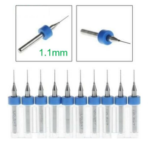 Pcb Mikro Mini Karbür Matkap Ucu 1,1Mm 10 Adet