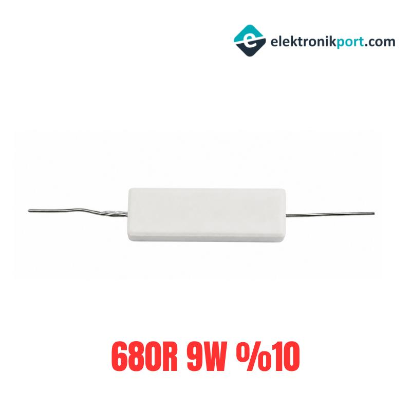 680R 9W %10 Tolerans Taş Direnç