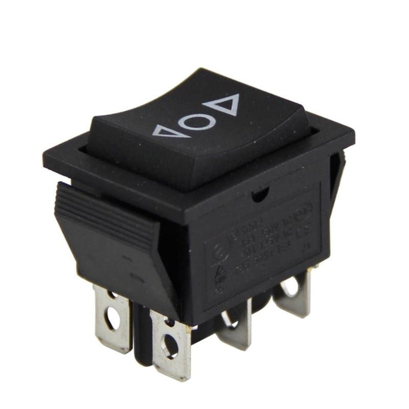 IC-111  Geniş Işıksız Anahtar (On)-Off-(On) 6P Ok'Lu Yaylı