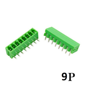 Geçmeli Klemens 9 Pin 3.81mm Erkek 90 Derece