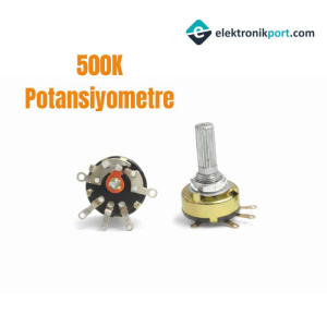 500K Anahtarlı Pot ON-OFF (Potansiyometre)