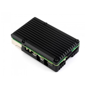 Raspberry Pi 5 için Alüminyum Alaşımlı Kasa (H) Fanlı